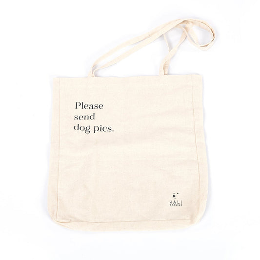 Tote Bag "Send dog pics"